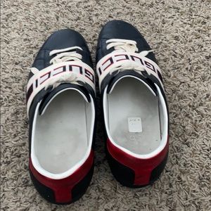 Used Gucci Men's Ace Gucci stripe sneaker